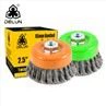 Twisted Wire Steel Brushes With Wood Handle