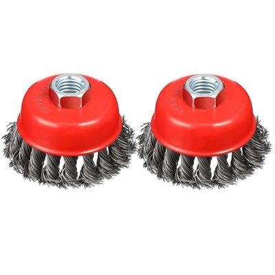 HOT SELL TYPE DELUN BRAND CUP BRUSH 2.5inch Wire Brush